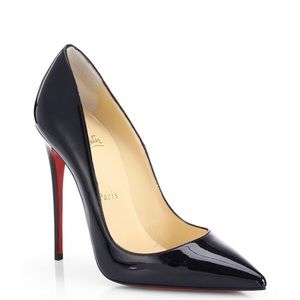 Christian Louboutin So Kates black patent leather